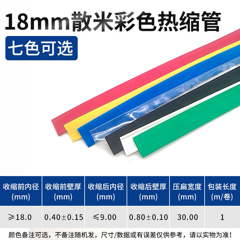 18mm加厚款10米 / 黑色、绿色、蓝色、白色、红色、黄色
