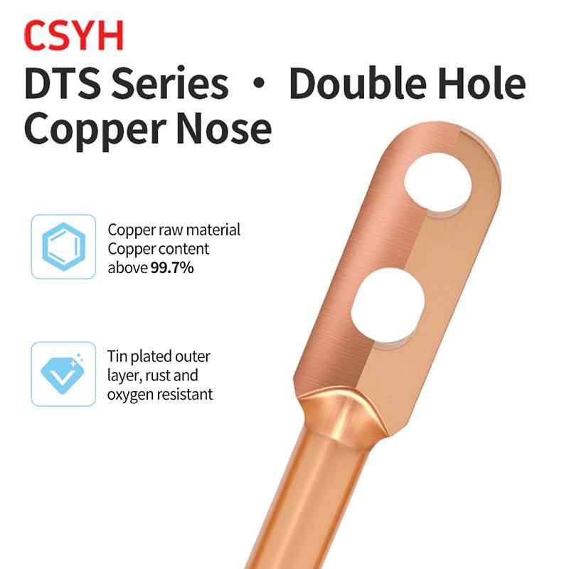 DTS Double Hole Copper Nose - Purple Copper