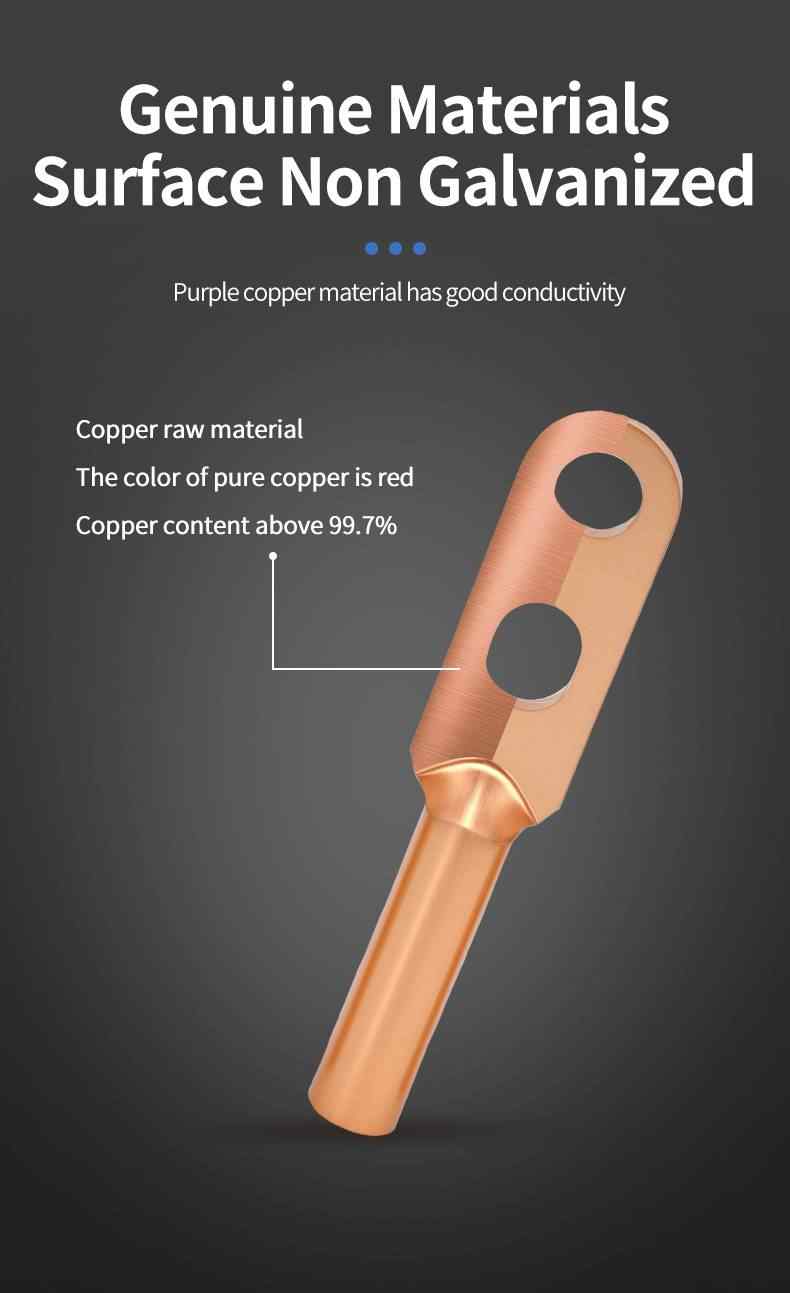 DTS Double Hole Copper Nose - Purple Copper 4