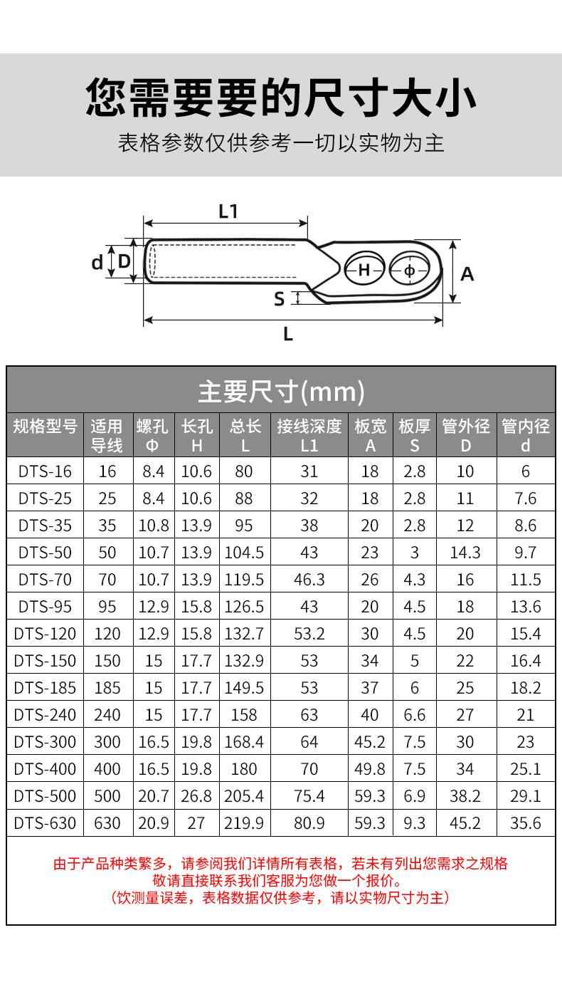 DTS双孔铜鼻子-紫铜 11