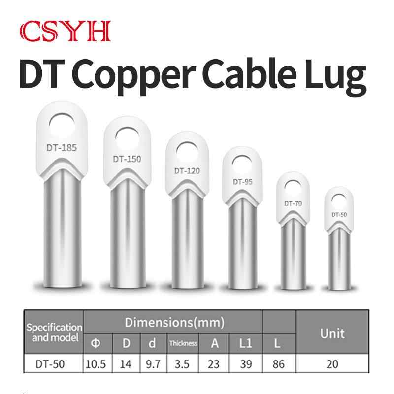 Tinned Copper LugDT-50MM² / Silver white
