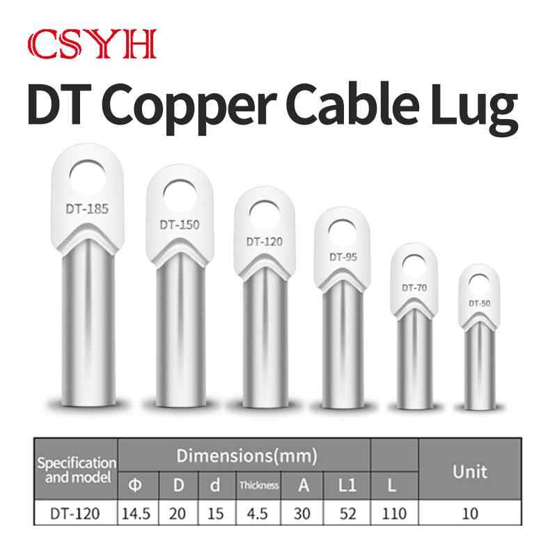 Tinned Copper LugDT-120MM² / Silver white