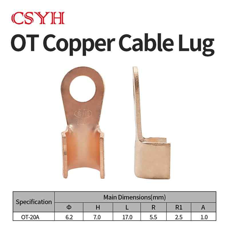 Pure Copper OT-20 Lug / purplish red