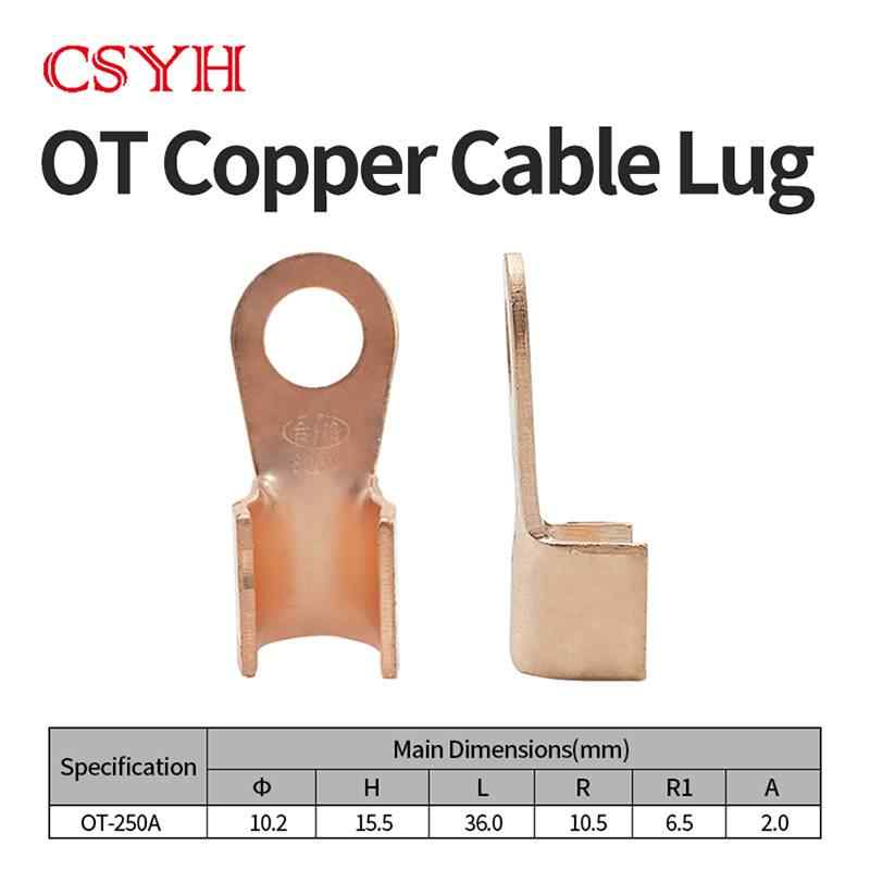 Pure Copper OT-250 Lug / purplish red