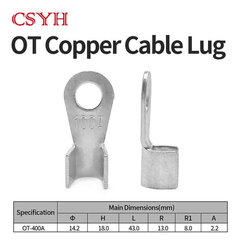 Tinned Copper OT-400 Lug / silver white
