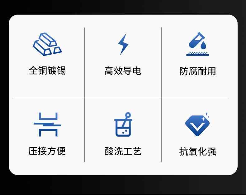 DTS双孔铜鼻子-镀锡 2