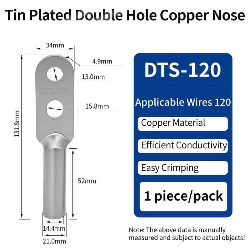 Tin-plated DTS-120mm² / Bright silvery white