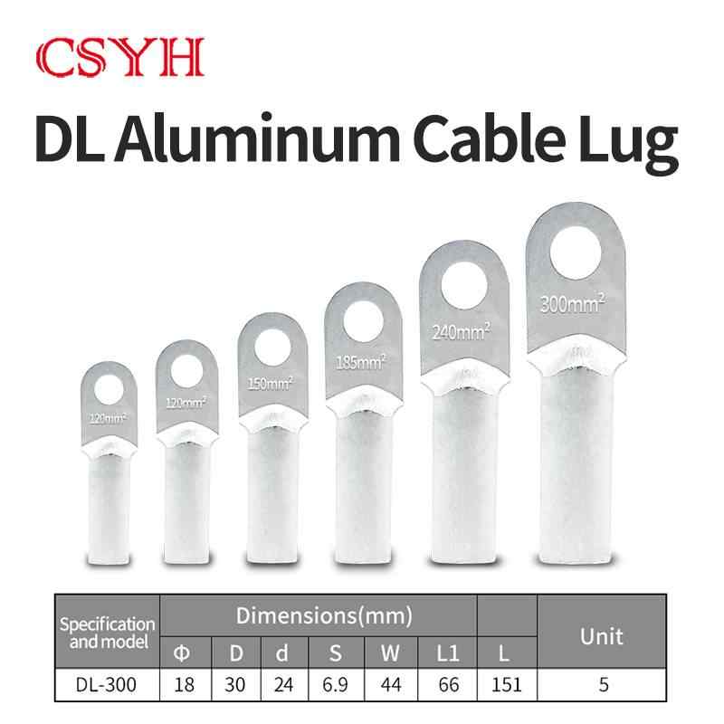 White Aluminum DL-300 Lug / silvery grey