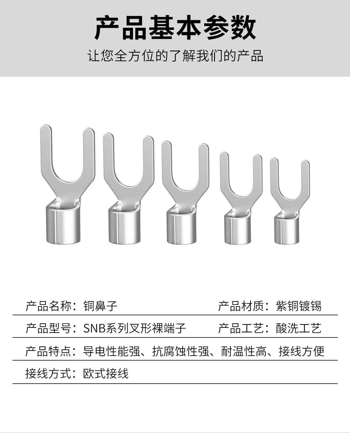 SNB系列·叉形裸端子 10