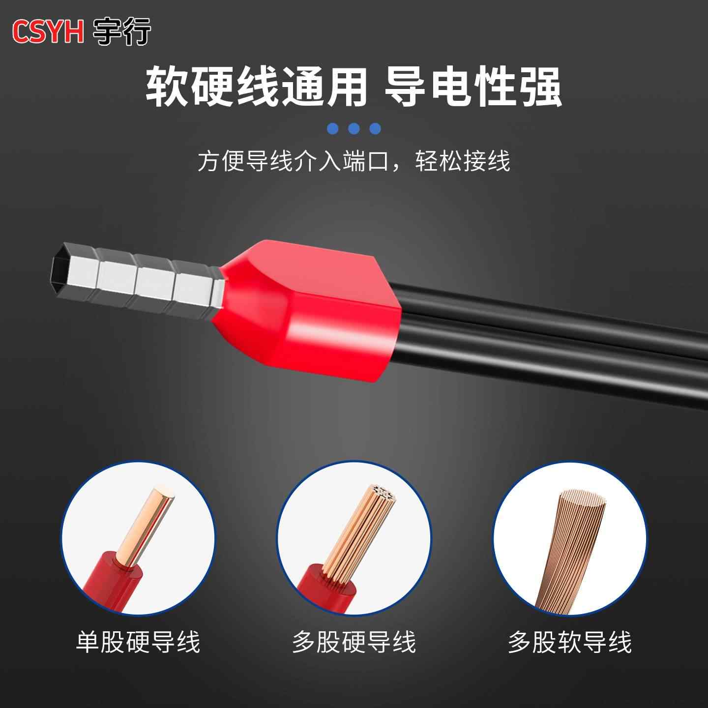  TE系列·双线管型端子