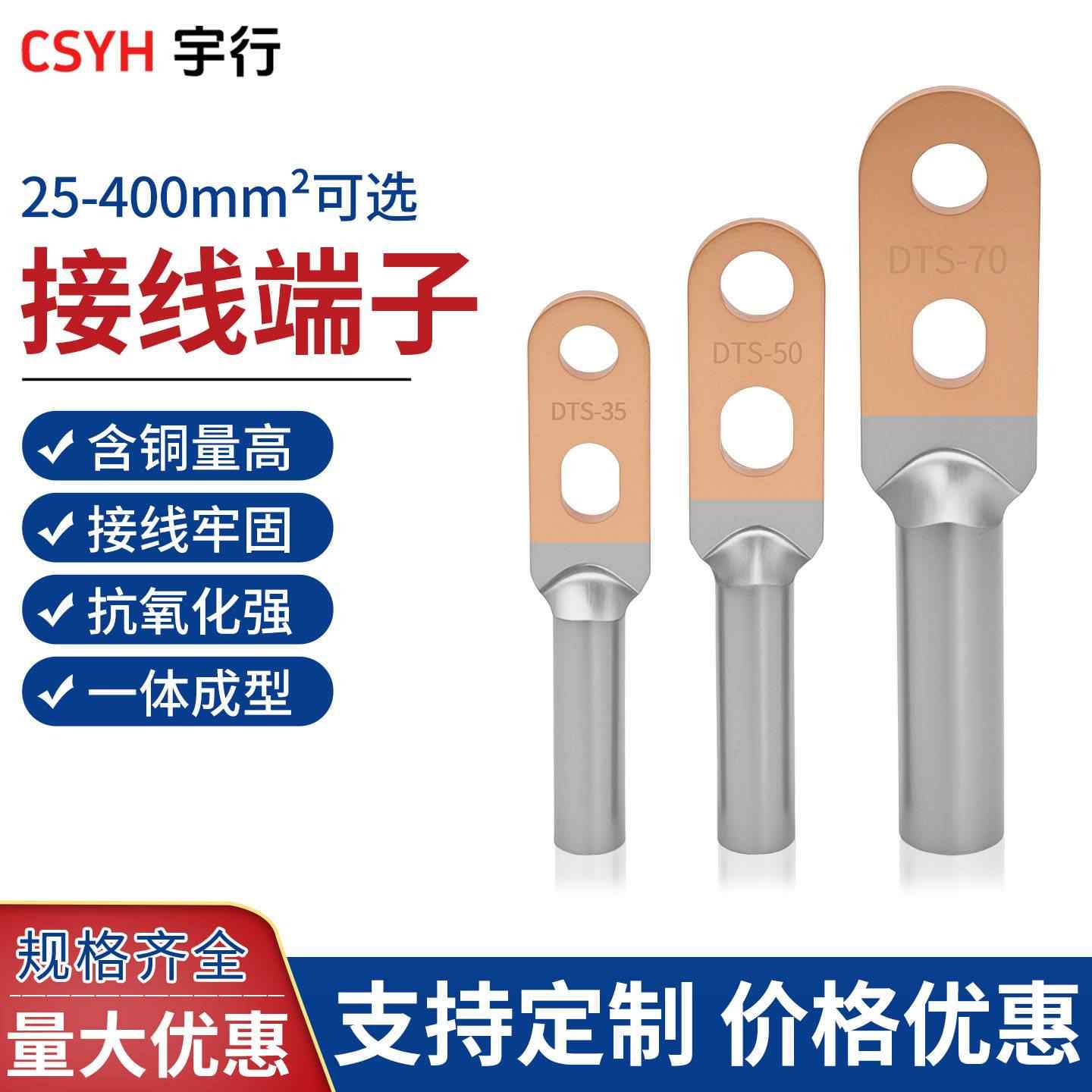  DTLS双孔铜铝鼻子