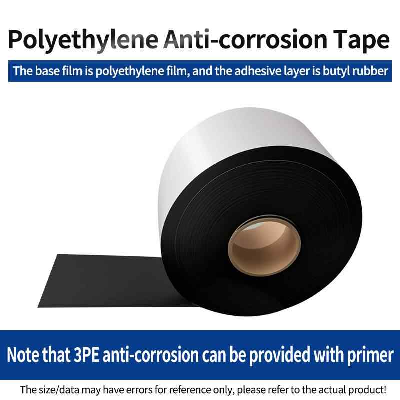 Note: Free primer supplied for 3PE anti-corrosion. / black