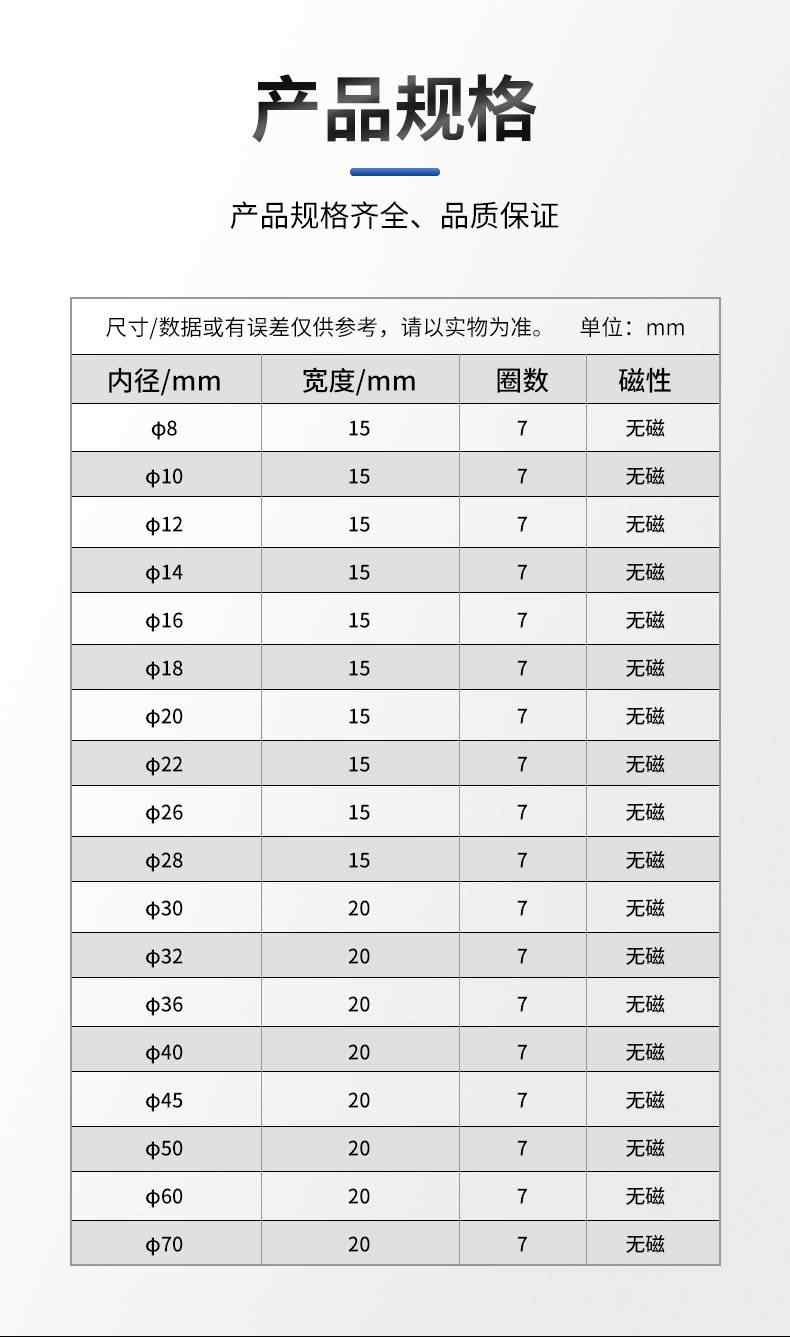 恒力弹簧 10