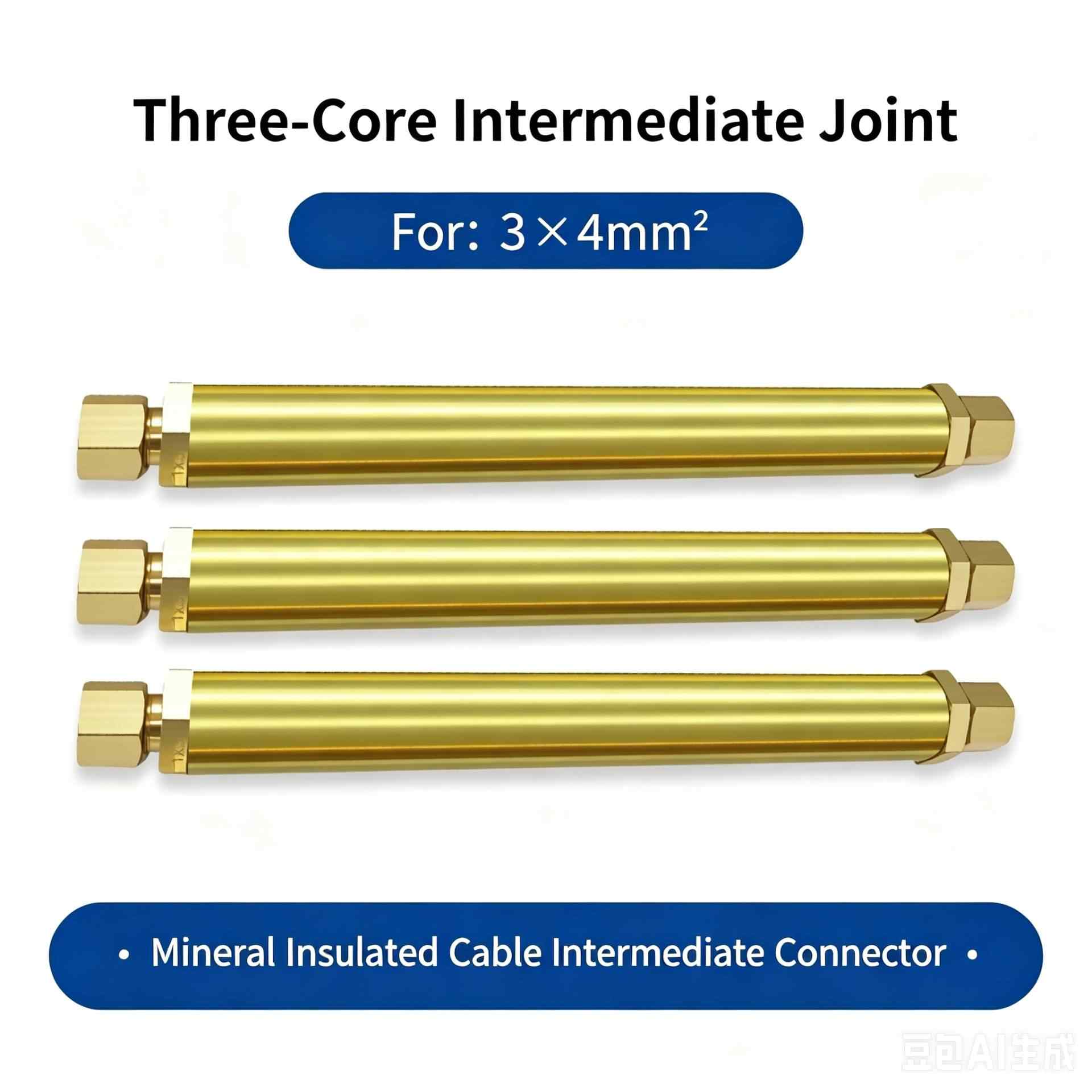 Intermediate Joint 3×4mm² / Yellow