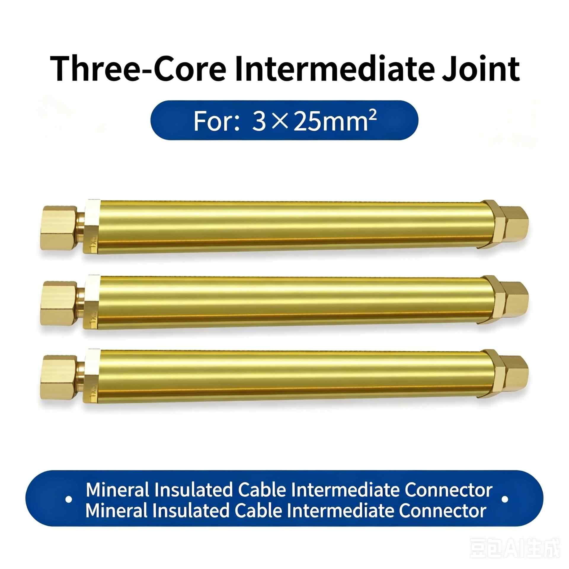 Intermediate Joint 3×25mm² / Yellow