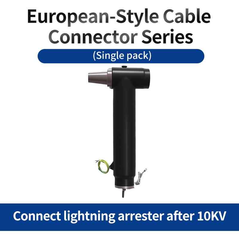 10kV Rear-connected Surge Arrester (Single Piece Pack) / black