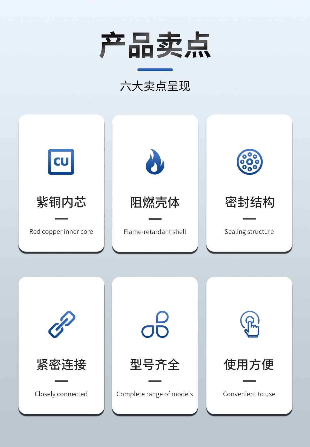 电缆欧式前插拔头 2