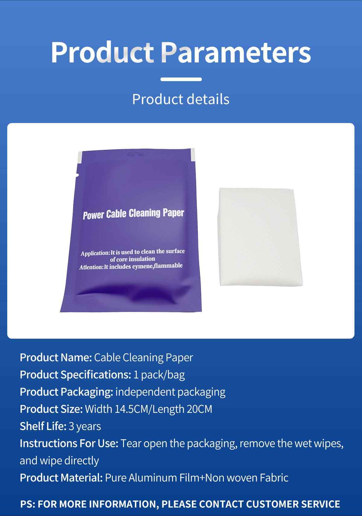 Cable Cleaning Wipes 9
