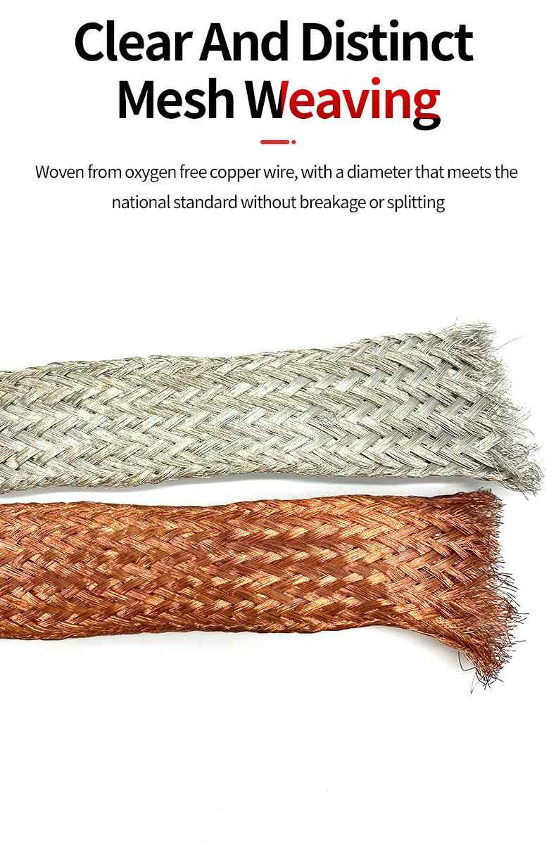 Tinned Copper Braided Strap - Per Meter 5