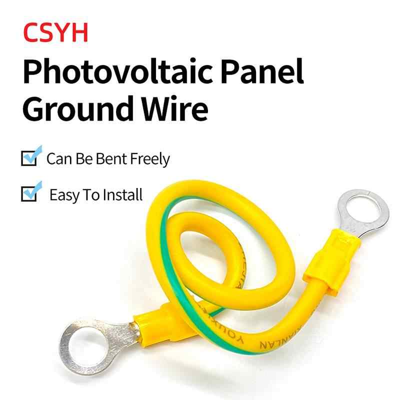 Yellow-green ground wire