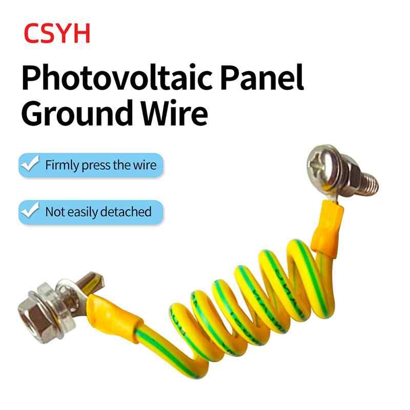 Yellow-green ground wire