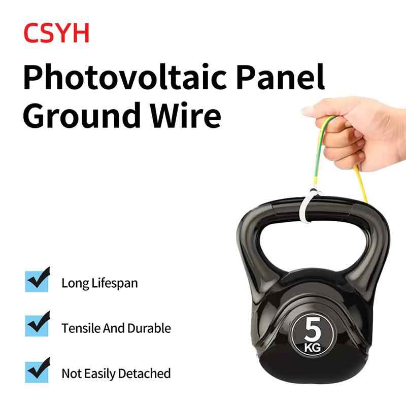 Yellow-green ground wire