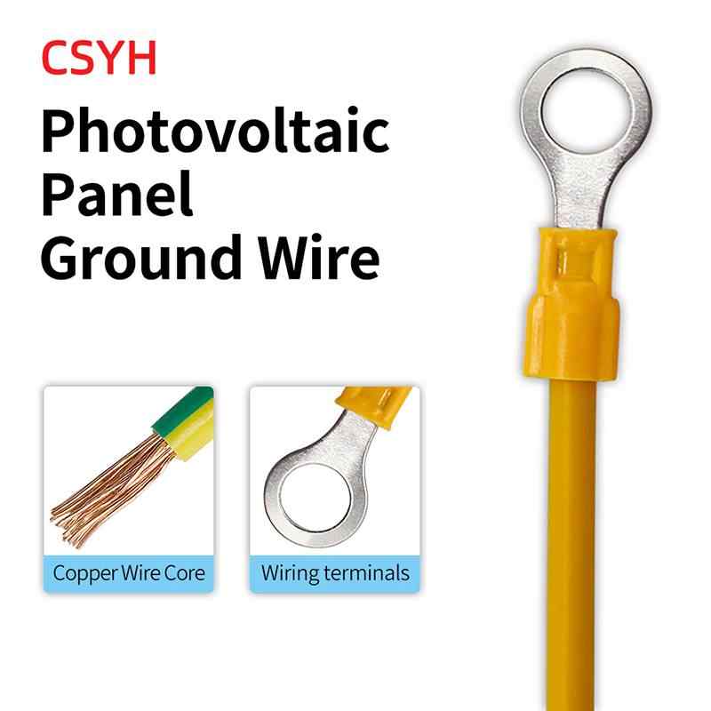 Yellow-green ground wire