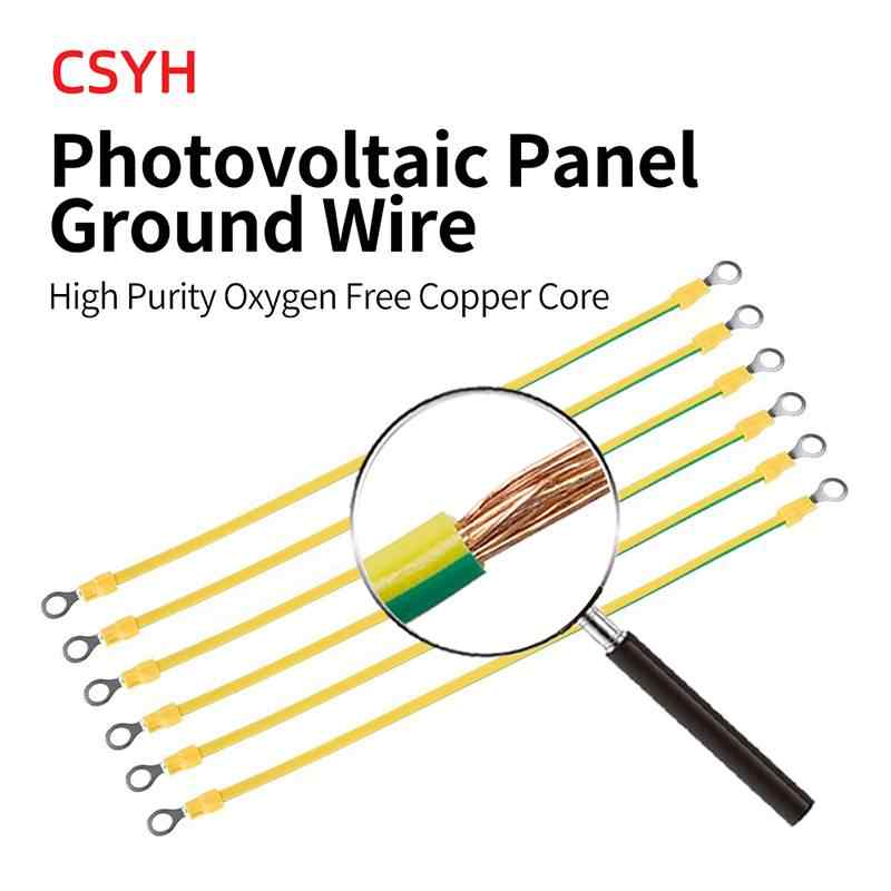 Yellow-green ground wire