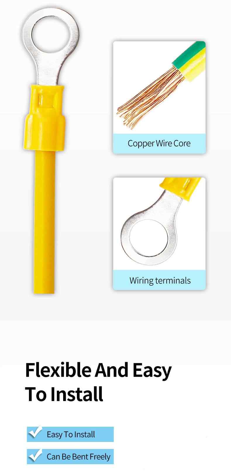 Yellow-green ground wire 4