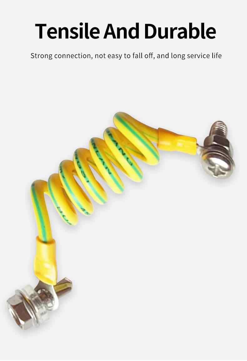 Yellow-green ground wire 6