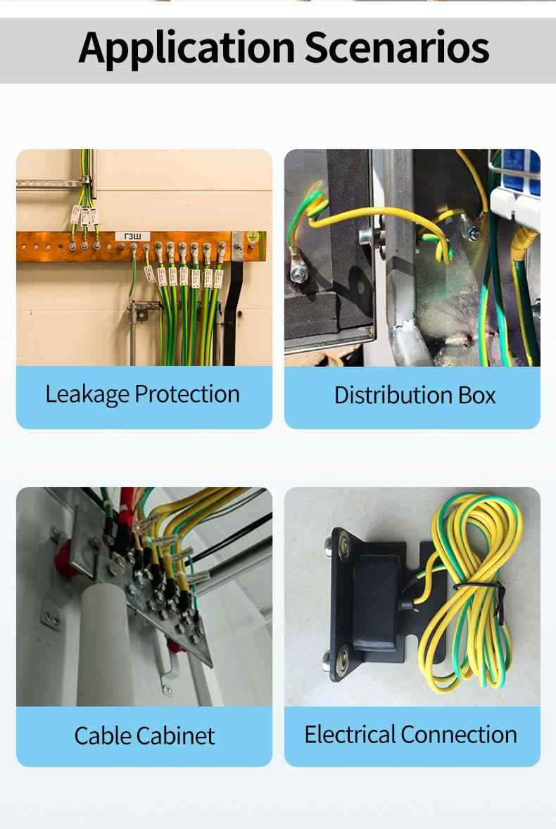 Yellow-green ground wire 9