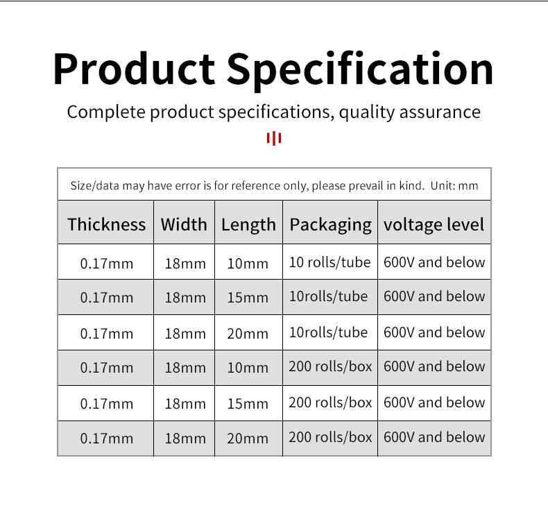 Jiutouniao Electrical Insulation Tape 4