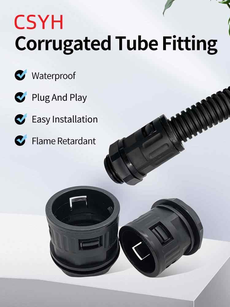 Corrugated Plastic Pipe Connector