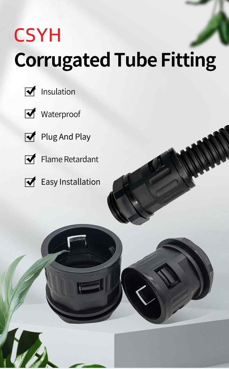 Corrugated Plastic Pipe Connector 1