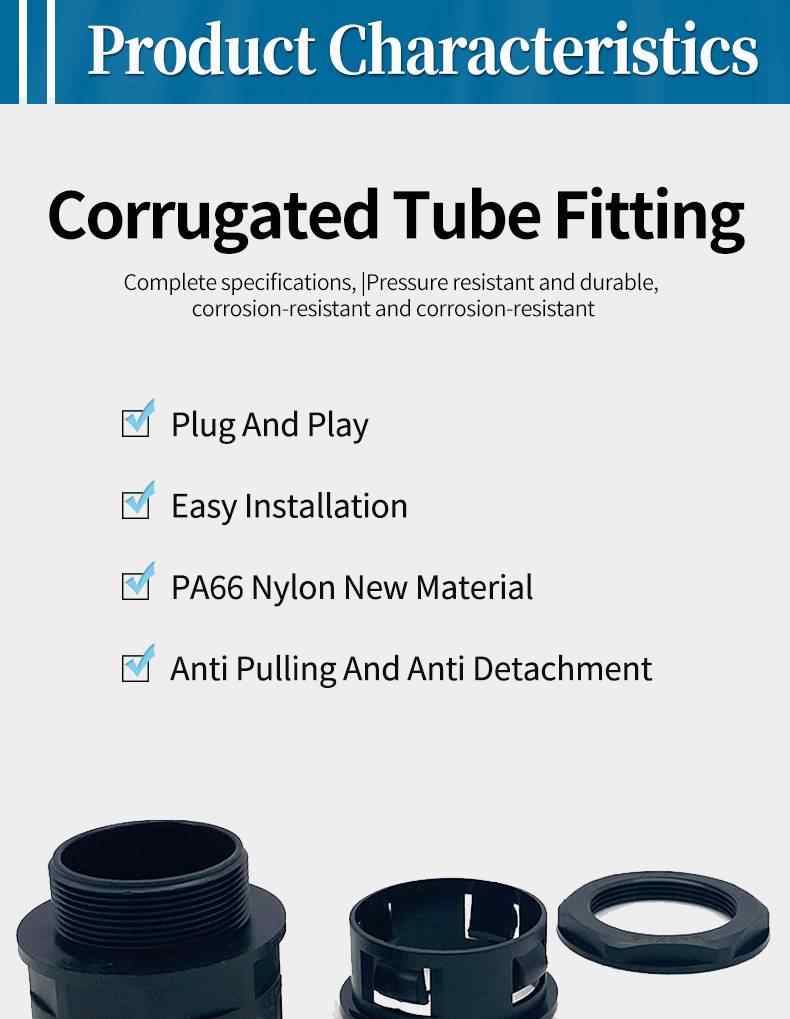 Corrugated Plastic Pipe Connector 4
