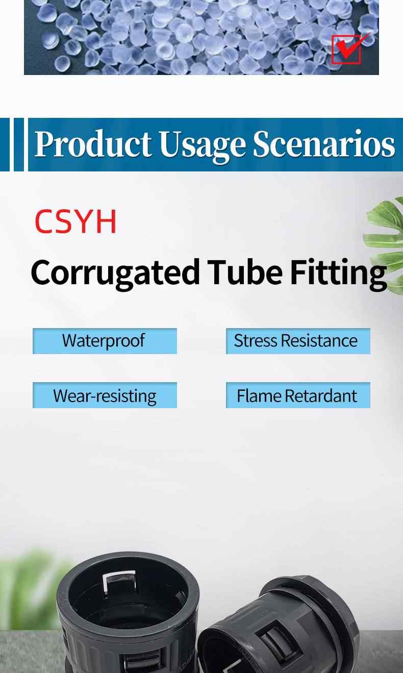 Corrugated Plastic Pipe Connector 10