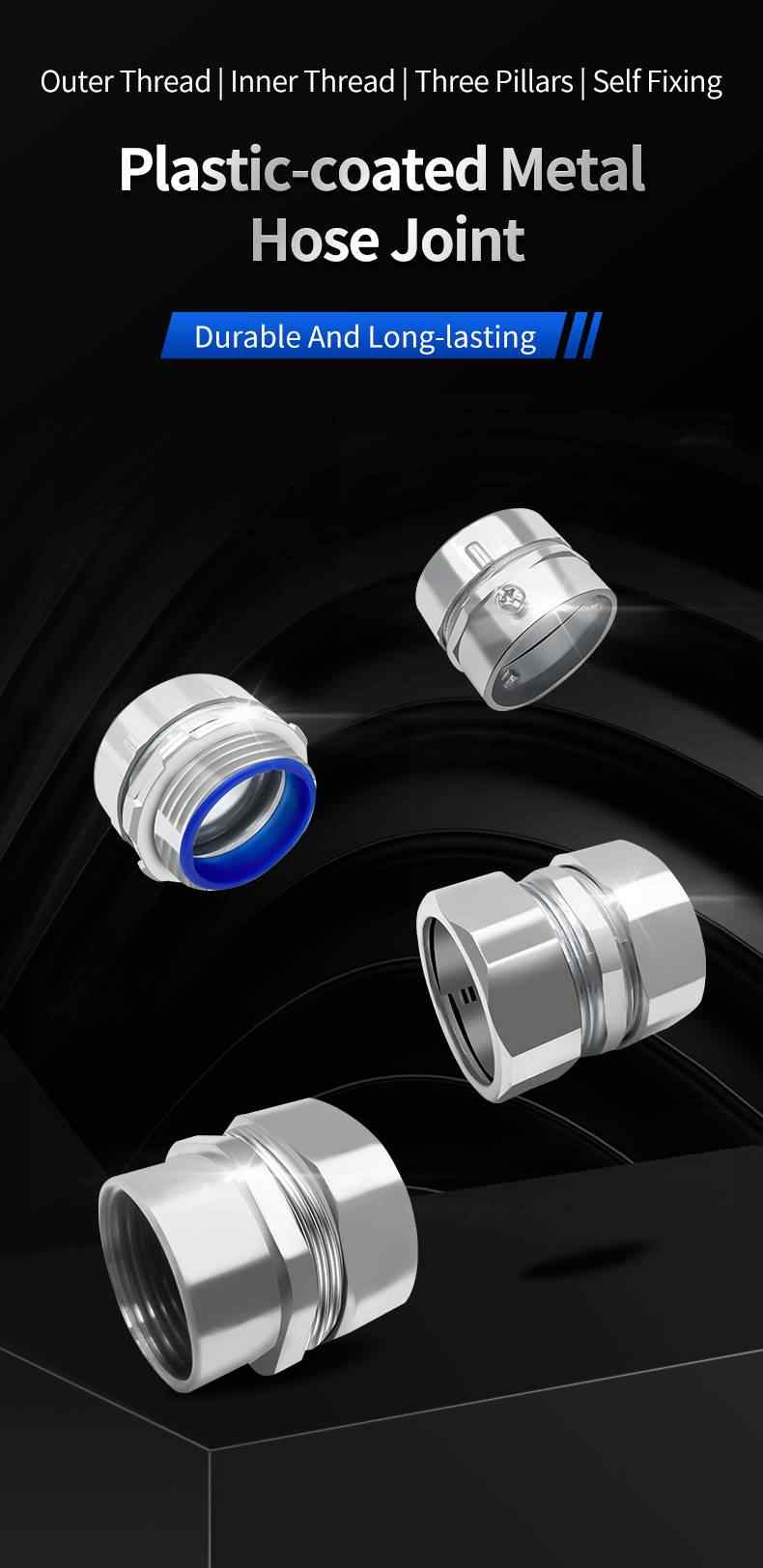 PVC Coated Metal Conduit Connector 1