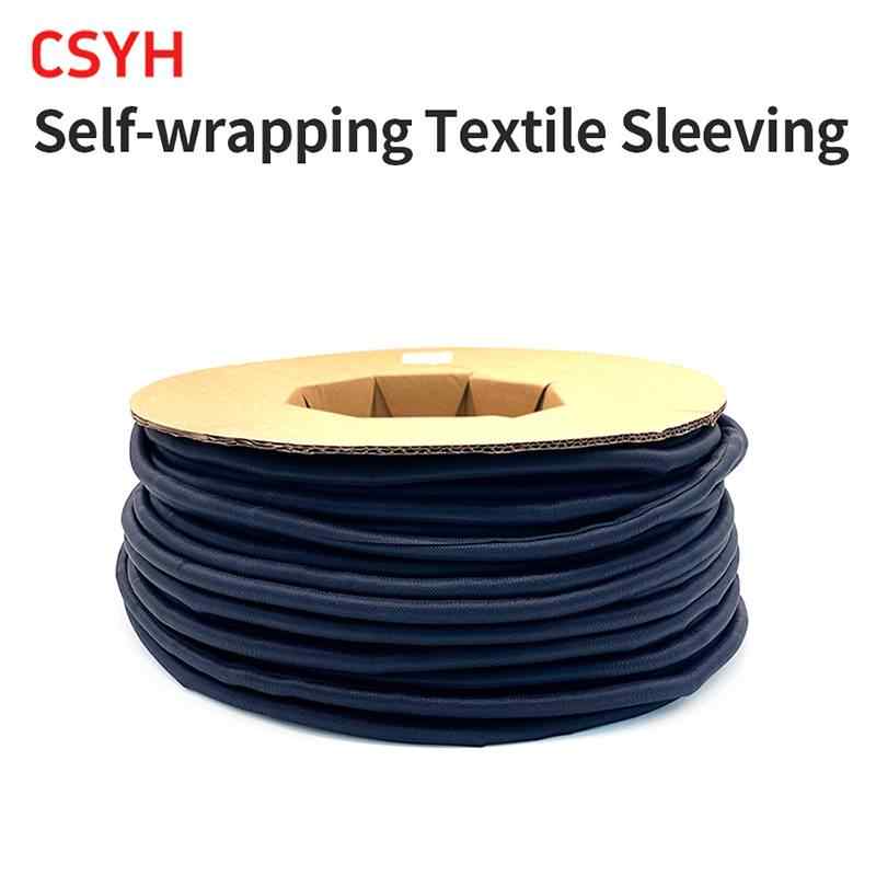 Self-wrapping Open Textile Sleeve