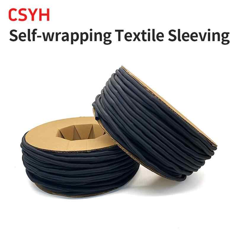 Self-wrapping Open Textile Sleeve