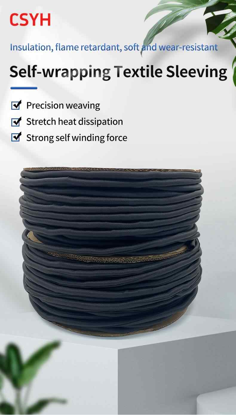 Self-wrapping Open Textile Sleeve 1