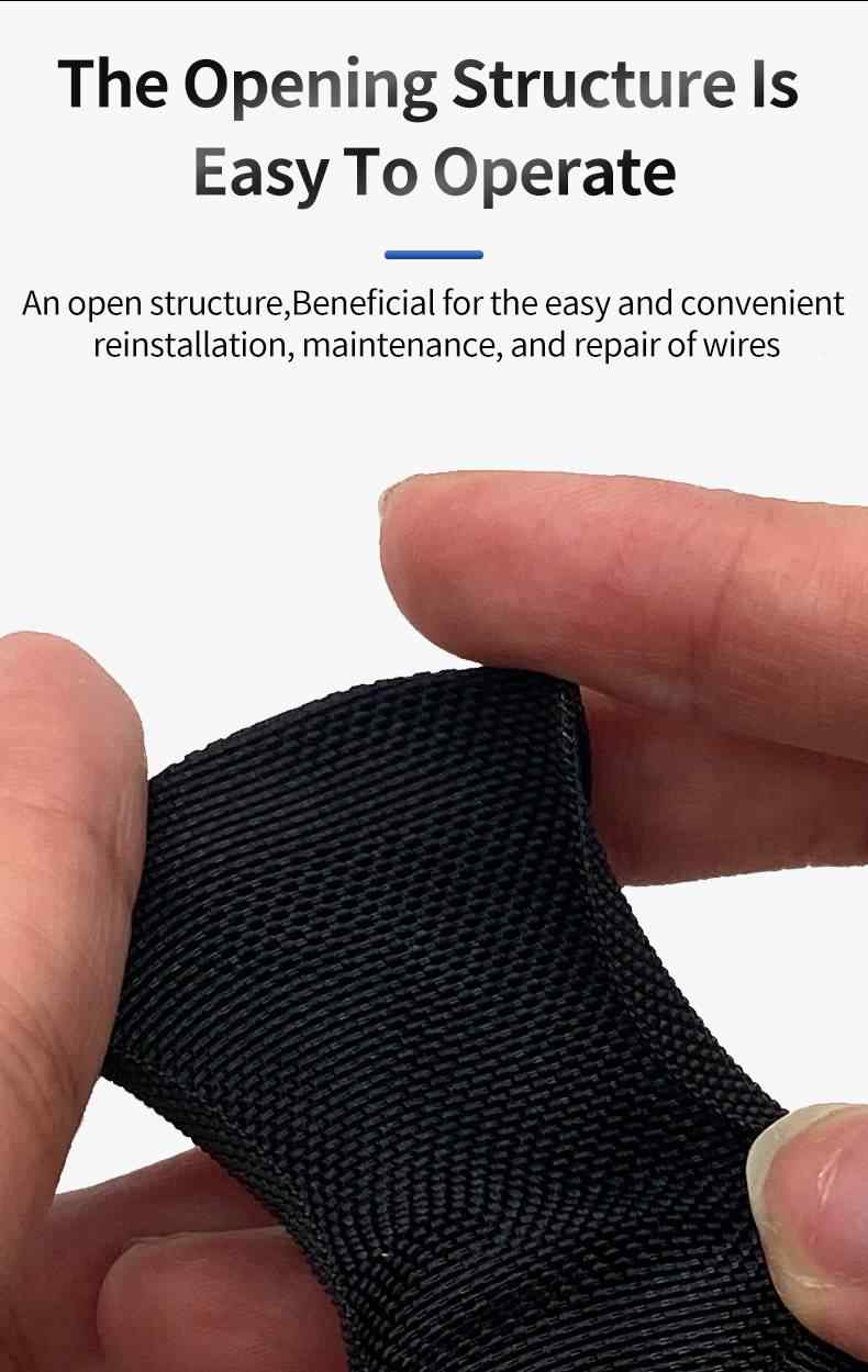 Self-wrapping Open Textile Sleeve 3