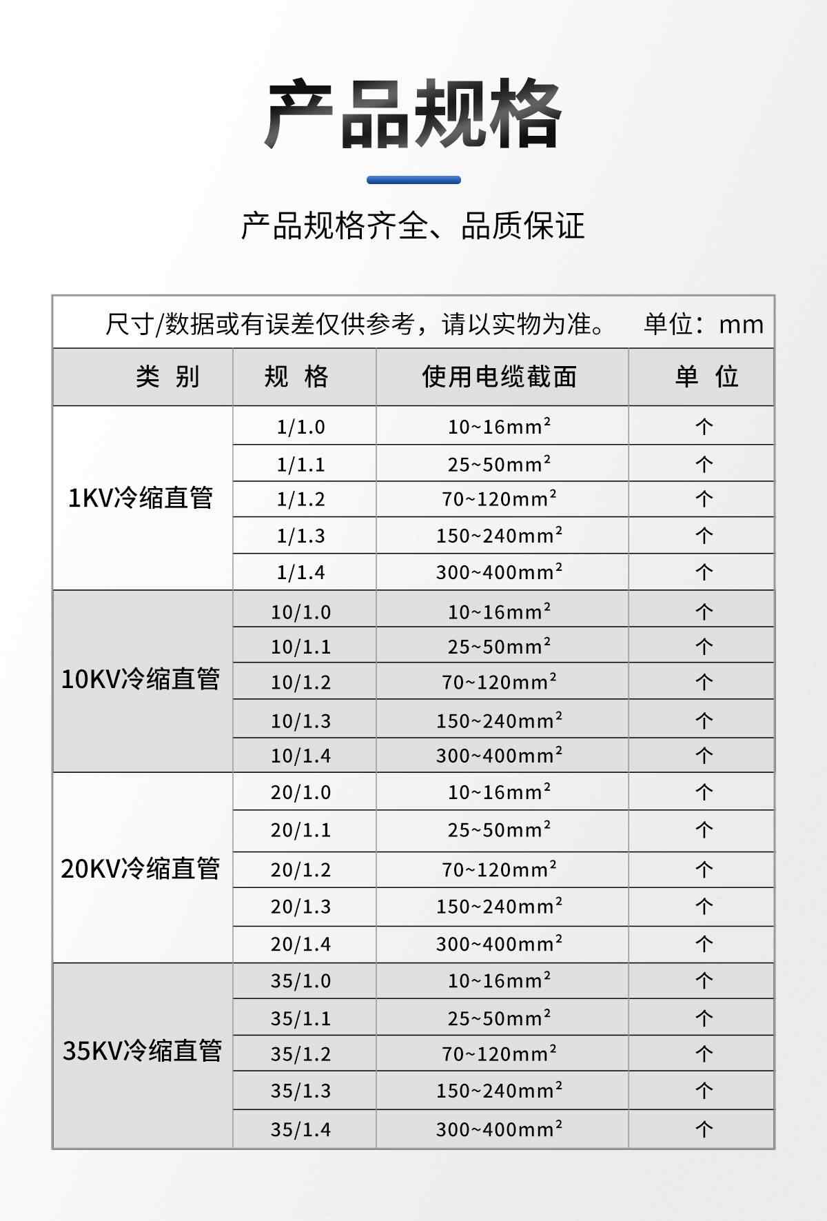 1-35KV冷缩直管 9