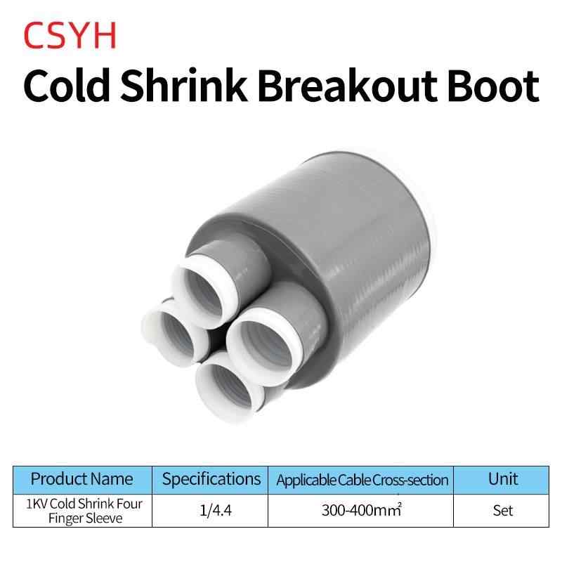 1kV Cold Shrink 4-Finger Sleeve (300~400mm²) / Gray