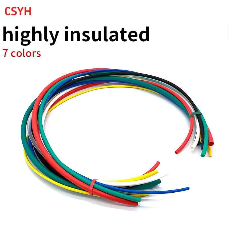 2x color insulated heat shrink tubing