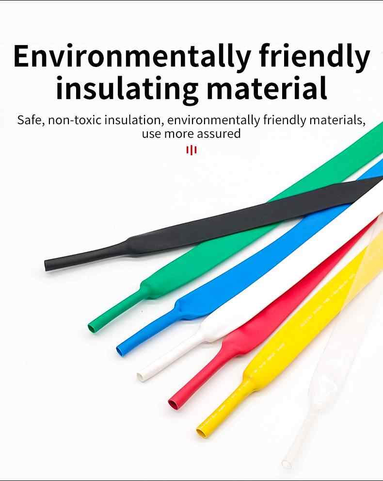 2x color insulated heat shrink tubing 8