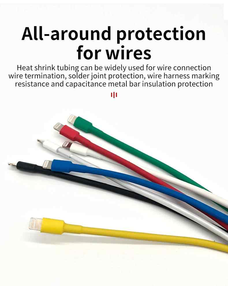 2x color insulated heat shrink tubing 9