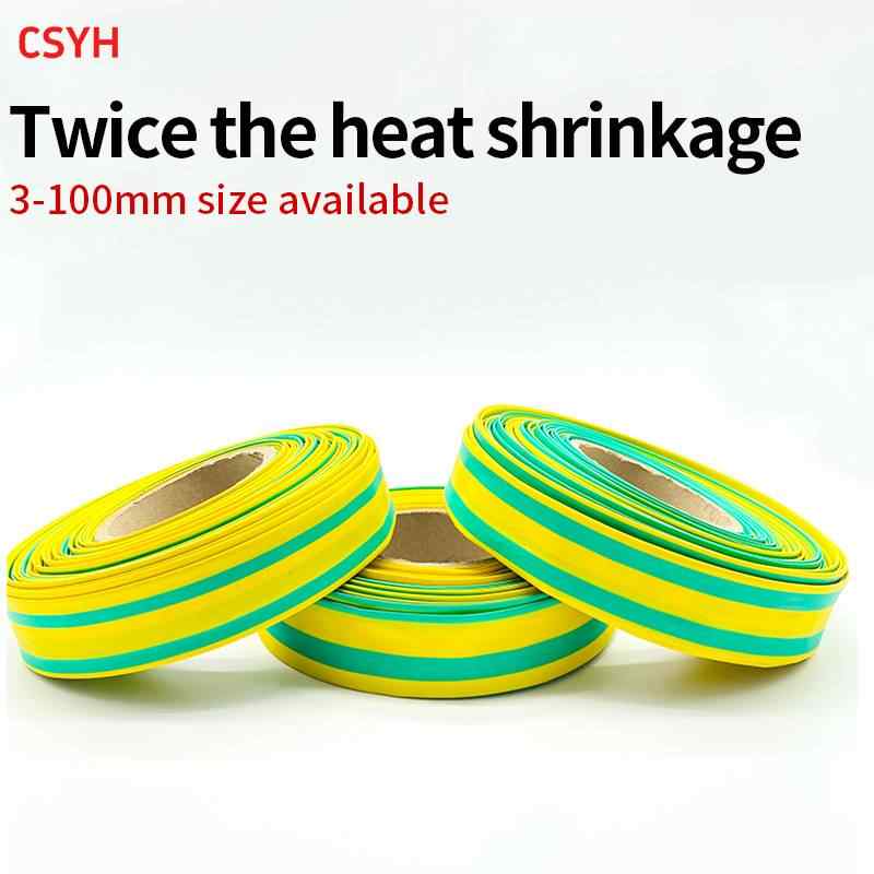 Yellow-Green Heat Shrink Tubing