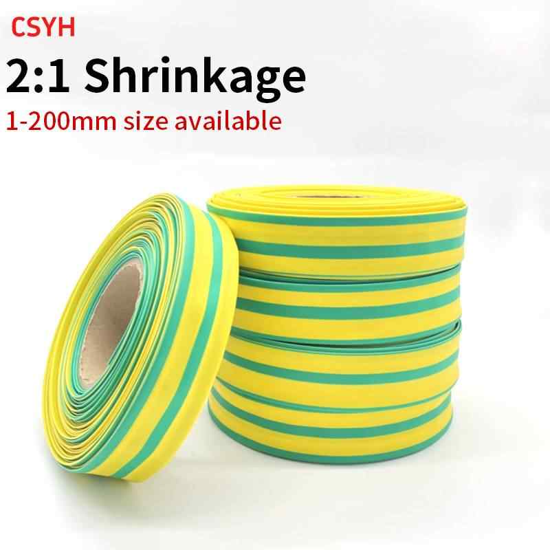 Yellow-Green Heat Shrink Tubing