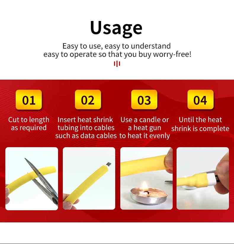 Yellow-Green Heat Shrink Tubing 5
