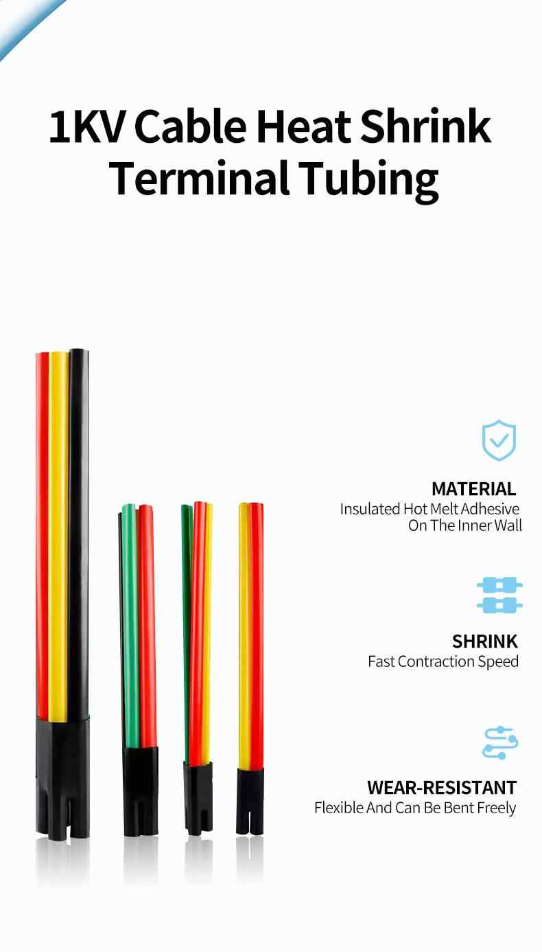 1kV Low Voltage Heat Shrink Cable Termination Kit 6